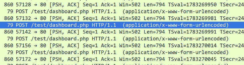 在 WireShark 中过滤请求